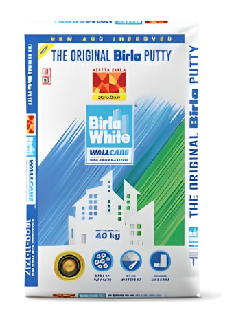 BIRLA WHITE PUTTY 40KG LINER