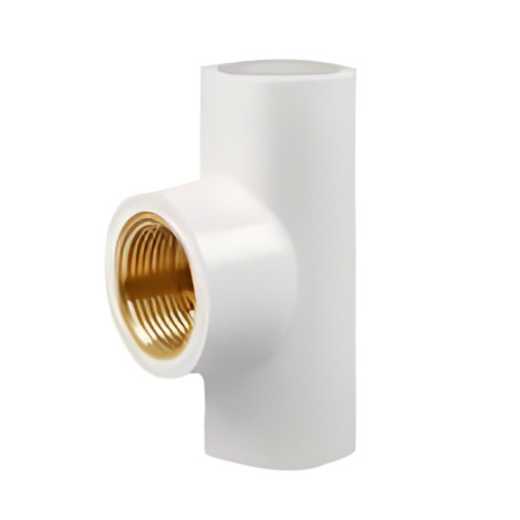 UPVC Reducer Tee Brass 1