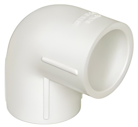 UPVC Elbow 90 Plastic Threaded 3/4