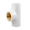 UPVC Reducer Tee Brass 3/4